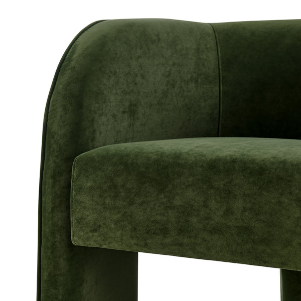 Matteo Velvet Accent Arm Chair Dainty Green, Green 1900211-620 New Pacific Direct