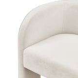 Matteo Velvet Accent Arm Chair Dainty Cream, Beige 1900211-623 New Pacific Direct