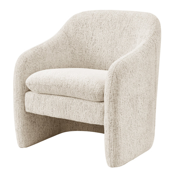 New Pacific Direct Zella Fabric  Accent Arm Chair Concord Cream, Beige 100% Polyester, Plywood 1900212-646-npd