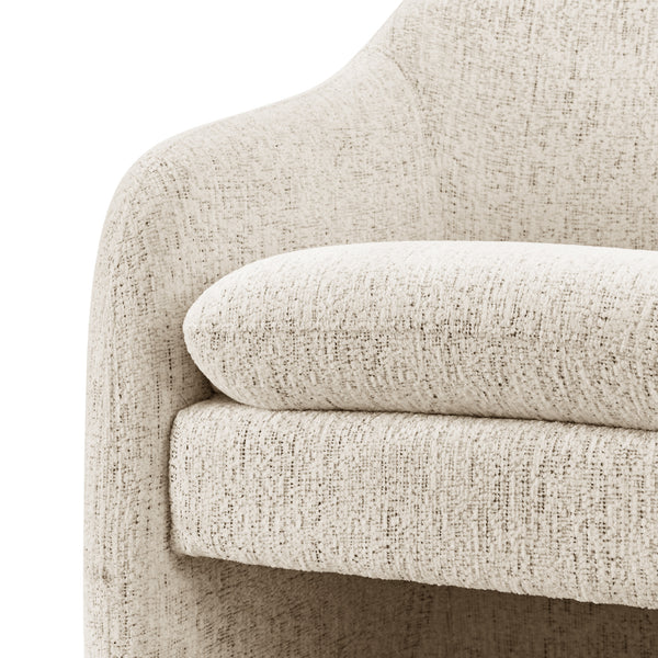 New Pacific Direct Zella Fabric  Accent Arm Chair Concord Cream, Beige 100% Polyester, Plywood 1900212-646-npd