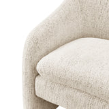 Zella Fabric  Accent Arm Chair Concord Cream, Beige 1900212-646 New Pacific Direct