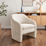 Zella Fabric  Accent Arm Chair Concord Cream, Beige 1900212-646 New Pacific Direct