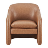 Zella PU Accent Arm Chair Vintage Cider, Brown 1900213-VCD New Pacific Direct