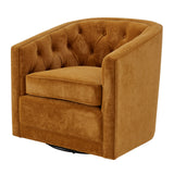 Walsh Velvet Swivel Accent Arm Chair