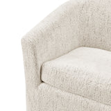 Ernest Fabric Swivel Accent Arm Chair Concord Cream, Beige 1900215-646 New Pacific Direct