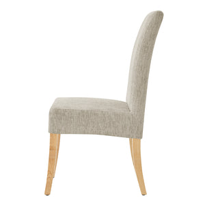 Valencia Fabric Dining Side Chair - Set of 2 Pasadena Beige 1900217-638 New Pacific Direct