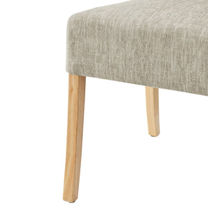 Valencia Fabric Dining Side Chair - Set of 2 Pasadena Beige 1900217-638 New Pacific Direct