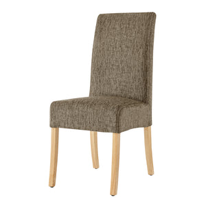 Valencia Fabric Dining Side Chair - Set of 2 Pasadena Taupe, Beige 1900217-639 New Pacific Direct