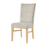 Milton Fabric Dining Side Chair - Set of 2 Pasadena Beige 1900219-638 New Pacific Direct