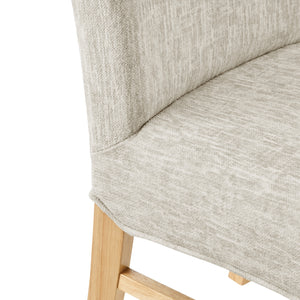 Milton Fabric Dining Side Chair - Set of 2 Pasadena Beige 1900219-638 New Pacific Direct