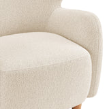 Tiffany Fabric Accent Arm Chair Palladian Beige 1900221-613 New Pacific Direct