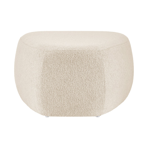 Carlese Fabric Big Ottoman Palladian Beige 1900227-613 New Pacific Direct