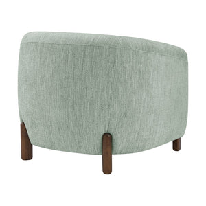 New Pacific Direct Ruth Linen Accent Arm Chair - Plush High-density Foam Seating With Stylish Solid Wood Frame Design Sage Gray 100% Polyester 1900230-684-npd