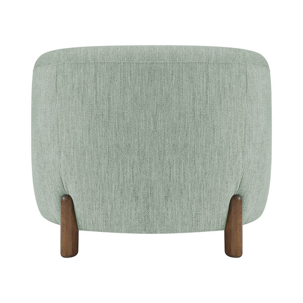 New Pacific Direct Ruth Linen Accent Arm Chair - Plush High-density Foam Seating With Stylish Solid Wood Frame Design Sage Gray 100% Polyester 1900230-684-npd