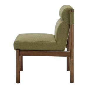 New Pacific Direct Micah Elegant Boucle Dining Side Chair - Eco-friendly Design With High-density Foam Comfort Palladian Green 100% Polyester (Recycled) 1900235-611-npd