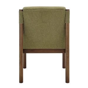 New Pacific Direct Micah Elegant Boucle Dining Side Chair - Eco-friendly Design With High-density Foam Comfort Palladian Green 100% Polyester (Recycled) 1900235-611-npd