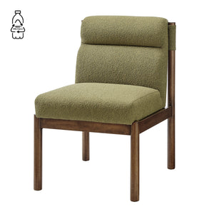 New Pacific Direct Micah Elegant Boucle Dining Side Chair - Eco-friendly Design With High-density Foam Comfort Palladian Green 100% Polyester (Recycled) 1900235-611-npd