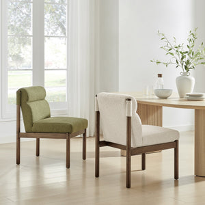 New Pacific Direct Micah Elegant Boucle Dining Side Chair - Eco-friendly Design With High-density Foam Comfort Palladian Beige 100% Polyester (Recycled) 1900235-613-npd