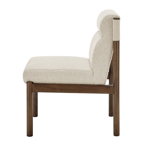 New Pacific Direct Micah Elegant Boucle Dining Side Chair - Eco-friendly Design With High-density Foam Comfort Palladian Beige 100% Polyester (Recycled) 1900235-613-npd
