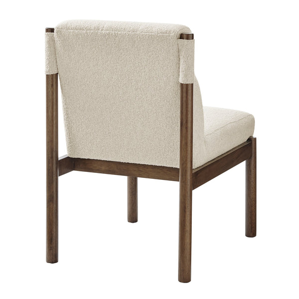 New Pacific Direct Micah Elegant Boucle Dining Side Chair - Eco-friendly Design With High-density Foam Comfort Palladian Beige 100% Polyester (Recycled) 1900235-613-npd