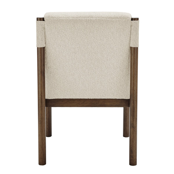 New Pacific Direct Micah Elegant Boucle Dining Side Chair - Eco-friendly Design With High-density Foam Comfort Palladian Beige 100% Polyester (Recycled) 1900235-613-npd