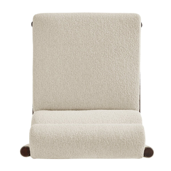 New Pacific Direct Micah Elegant Boucle Dining Side Chair - Eco-friendly Design With High-density Foam Comfort Palladian Beige 100% Polyester (Recycled) 1900235-613-npd