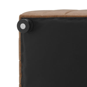 New Pacific Direct Harland Modern Faux Leather Coffee Table With Tufted Vintage Cider Finish – Chic & Spacious Design Vintage Cider  1900237-vcd-npd