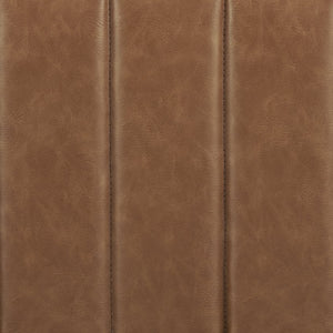 New Pacific Direct Harland Modern Faux Leather Coffee Table With Tufted Vintage Cider Finish – Chic & Spacious Design Vintage Cider  1900237-vcd-npd