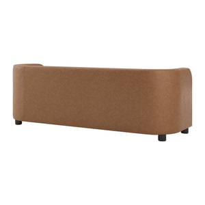 New Pacific Direct Wendy Faux Leather Storage Bench - Stylish Vintage Cider Design, Perfect For Any Room, Easy Assembly! Vintage Cider  1900241-vcd-npd