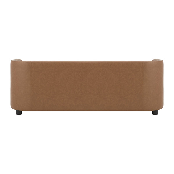 New Pacific Direct Wendy Faux Leather Storage Bench - Stylish Vintage Cider Design, Perfect For Any Room, Easy Assembly! Vintage Cider  1900241-vcd-npd