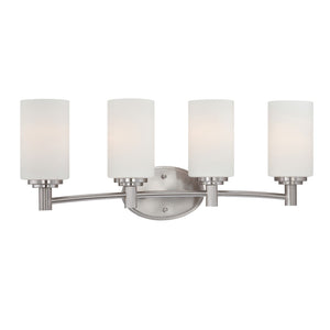 Pittman 24'' Wide 4-Light Vanity Light - Brushed Nickel 190025217 Thomas