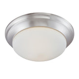 Fluor 15'' Wide 2-Light Flush Mount - Brushed Nickel 190033217 Thomas