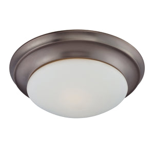 Thomas Lighting Fluor Glass Dome Flush Mount Ceiling Light for Hallways Bedrooms and Powder Rooms 15 inches Bronze 190033715