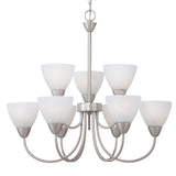 Tia 25.98'' Wide 9-Light Chandelier - Matte Nickel 190036117 Thomas