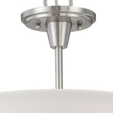 Pittman 15'' Wide 2-Light Pendant - Brushed Nickel 190043217 Thomas