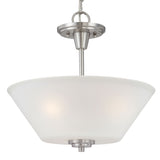 Pittman 15'' Wide 2-Light Pendant - Brushed Nickel 190043217 Thomas