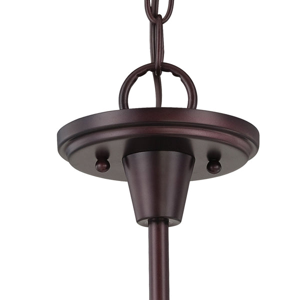 Thomas Lighting Pittman Two Light Semi Flush Mount with Frosted Glass Cylinders for Modern Interiors Bronze 190043719