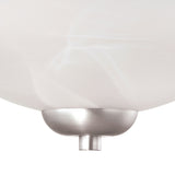 Tia 11.75'' Wide 2-Light Semi Flush Mount - Matte Nickel 190067117 Thomas