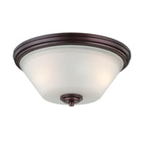 Pittman 14'' Wide 2-Light Flush Mount - Sienna Bronze 190071719 Thomas