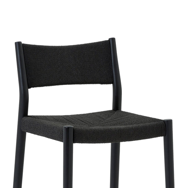 English Elm Erie Woven Paper Cord Rubberwood Counter Stool for Kitchen Island or Home Bar B2736P464816