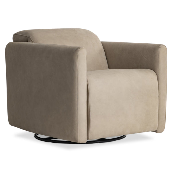 Bernhardt Bernhardt Living Room Furniture Collection with Premium Upholstery for Elegant Modern Interiors Grey Leather 34" W x 43" D x 32" H 190SLO