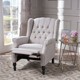 Christopher Knight Home® - Noble House - Walter Light Grey Fabric Recliner