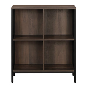 OSP Home Furnishings Ace 4 Cube Storage/Bookcase Ozark Ash