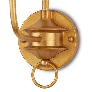 Nottaway Gold Single-Light Wall Sconce - Elegant Minimalist Design for Traditional & Transitional Spaces