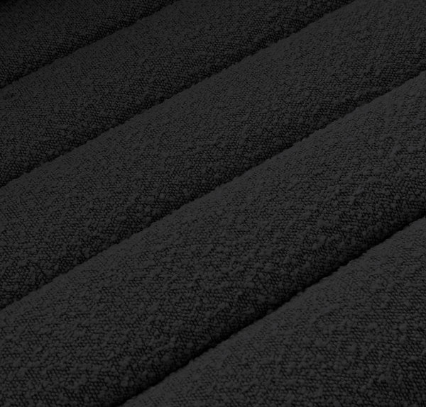 Cascade Black Boucle Fabric Sofa 191Black-S Meridian Furniture