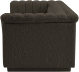 Cascade Brown Boucle Fabric Sofa 191Brown-S Meridian Furniture