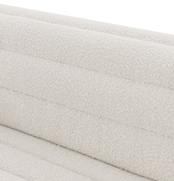 Cascade Cream Boucle Fabric Chair 191Cream-C Meridian Furniture