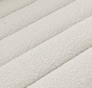 Cascade Cream Boucle Fabric Chair 191Cream-C Meridian Furniture