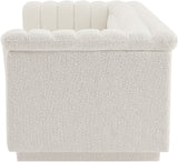 Cascade Cream Boucle Fabric Sofa 191Cream-S Meridian Furniture