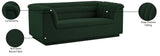 Cascade Green Boucle Fabric Loveseat 191Green-L Meridian Furniture